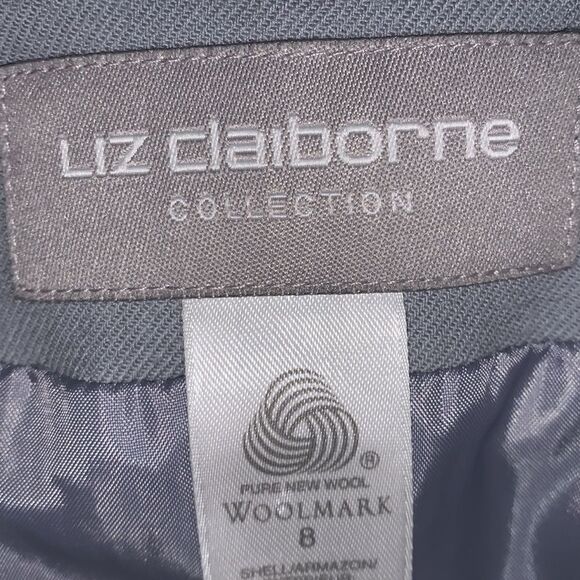 Liz Clairborne Collection wool button-down vintage oversized blazer. Size 8 - Picture 16 of 16